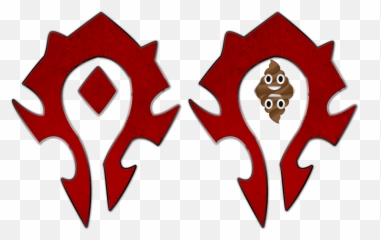 Horde Symbol Is A Toilet Seat On Fire - Language Emoji,Warcraft Emojis