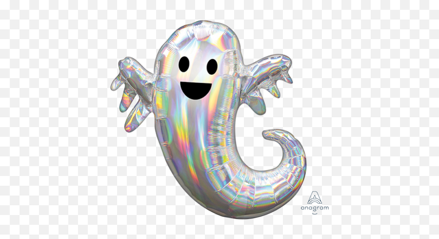 Halloween Party Supplies - Shaped Balloons Holographic Ghost Metallic Balloons Ghost Emoji,Monkey Emoji Halloween Costume