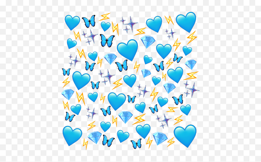 Emoji Fond Du0027écran Coloré Fond Écran Samsung Fond Ecran - Blue Emoji Butterfly Tiktok,Samsung Emoji