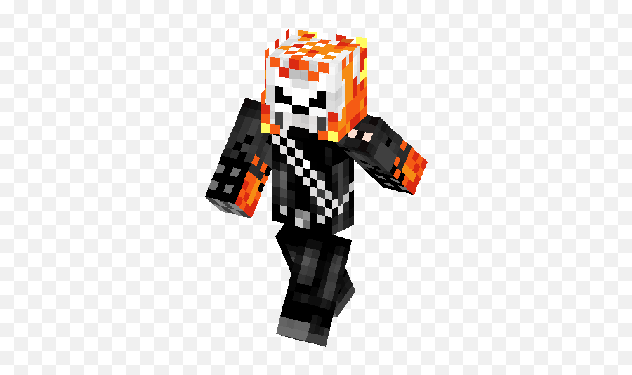 Download Ghost Rider Skin - Ghost Rider Minecraft Skin Emoji,Emoji Minecraft Skin