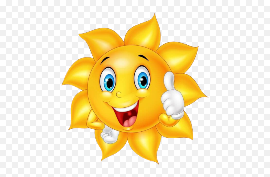 Start - Smiley Sun Smiling Face Emoji,Ez Emoticon