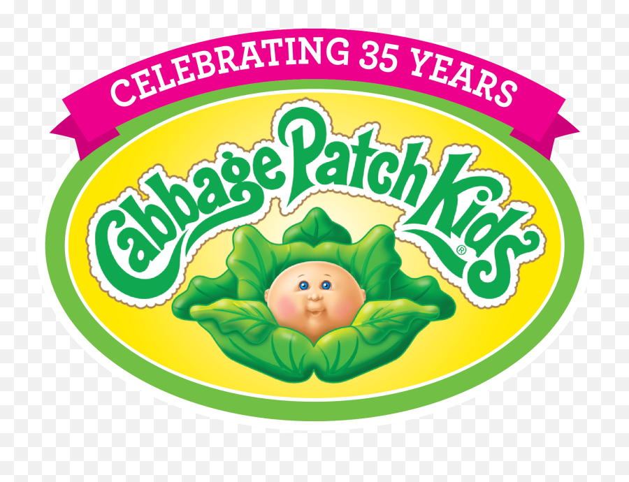 Cabbage Patch Kids Clipart - Cabbage Patch Kids Emblem Emoji,Dancing Emoticon Doing Cabbage Patch