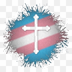 Transgender Pride Cross - Pansexual Backgrounds Emoji,Cross Emoticon Number Pad