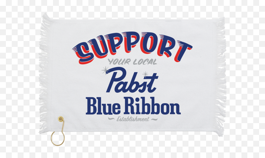 Lmc X Pbr Bartender Towel - Pabst Blue Ribbon Emoji,Photo Smile Emoticon And Towel