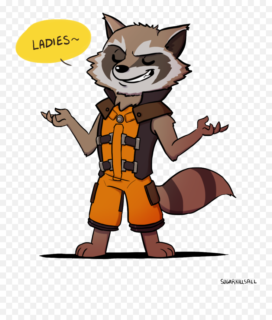 Rocket Raccoon Clipart Hq Png Image - Cute Drawings Of Rocket Raccoon Emoji,Rocket Emojis Transparent