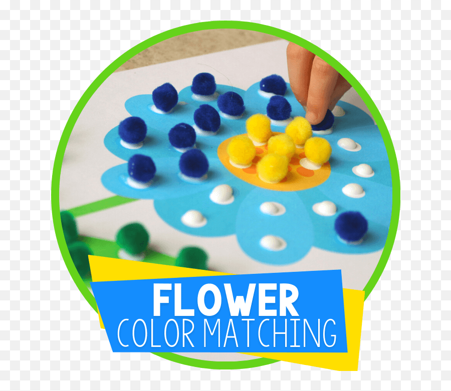 Free Rhyming Activities For Goodnight Moon - Pom Pom Color Matching Emoji,Preschool Emotion Printout