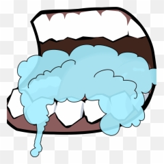 Mouth Easy Drawing Free Image Download - Foam Clipart Emoji,Foaming At The Mouth Emoticon