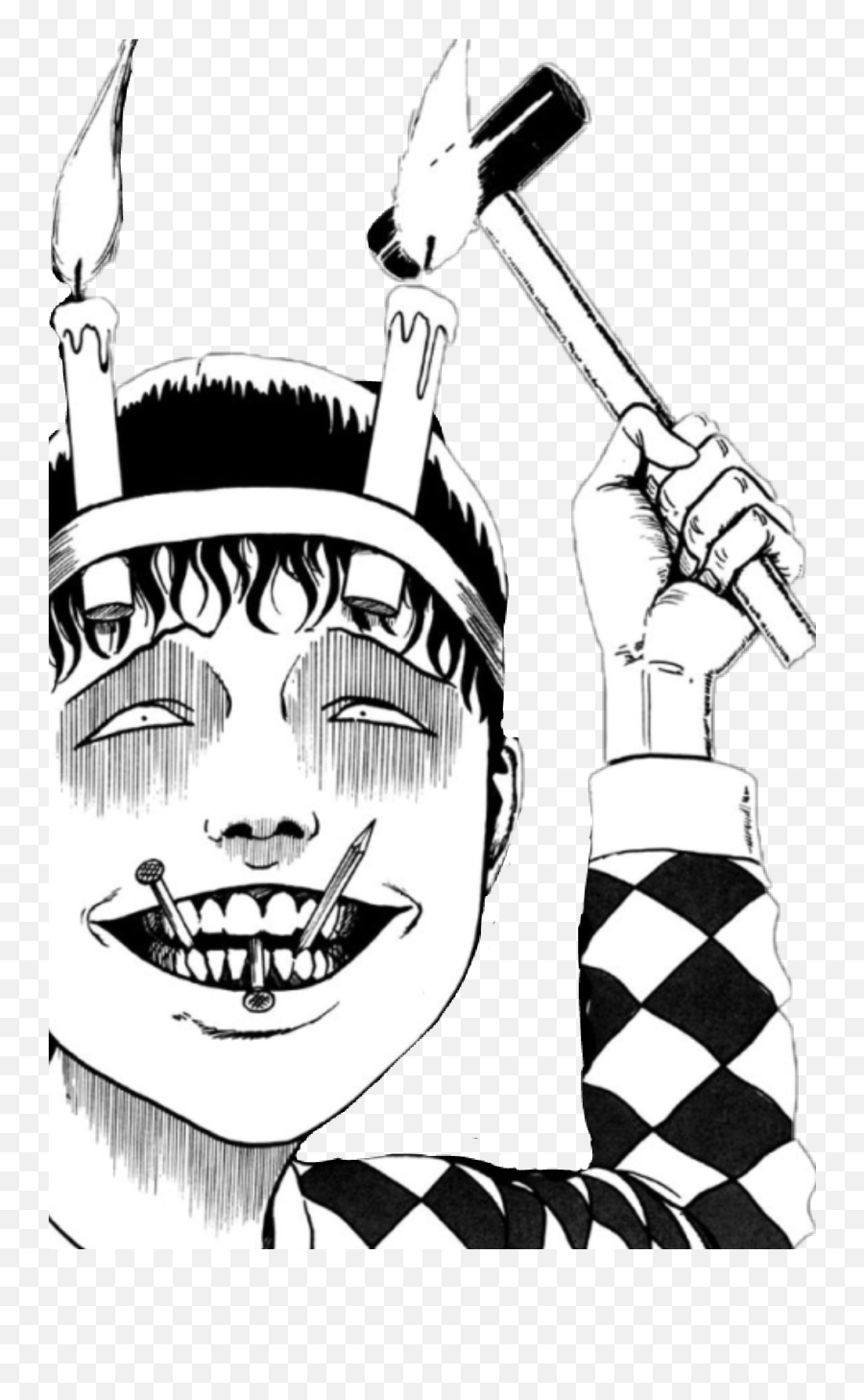Manga Anime Scary Scarymanga Sticker - Souichi Tsujii Emoji,Scary Anime Emoji