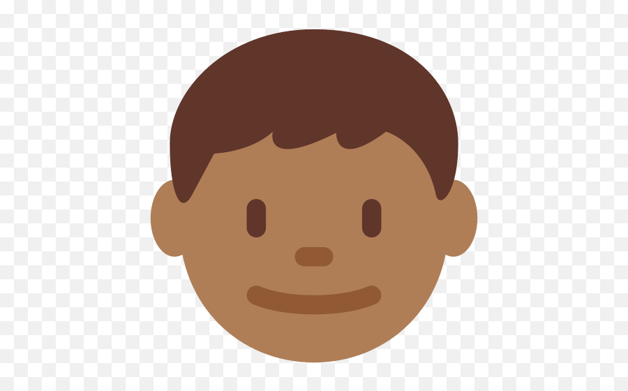 Boy Emoji With Medium - Boy Twitter Emoji,Light Brown Skin Emoticon Square