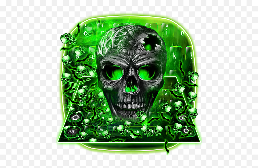 3d Magical Zombie Skull Gravity Keyboard Apk 10001002 - Scary Emoji,Zombie Emoticons For Android