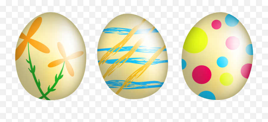 3 Easter Eggs Original Png - Easter Emoji,Emoji Easter Eggs
