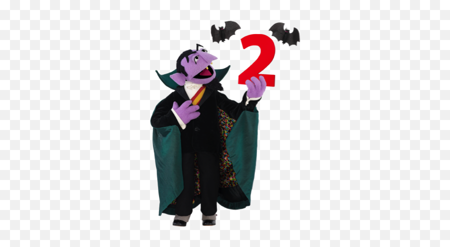 Count Dracula Sesame Street 2 Png Image Emoji,Sesame Street Count Numbers Emoticon