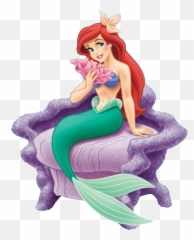 Ariel Sitting On A Chair Emoji,Little Mermaid Emoji