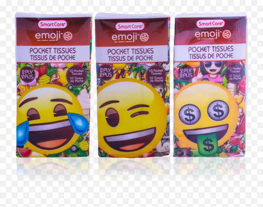 Smart Care Emoji Pocket Facial Tissues - Happy,Jojo Emoji