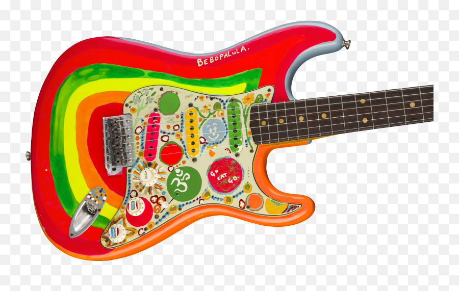 Limited Edition George Harrison Rocky - George Harrison Stratocaster Rocky Emoji,Rock Girl Guitar Emoticon Facebook