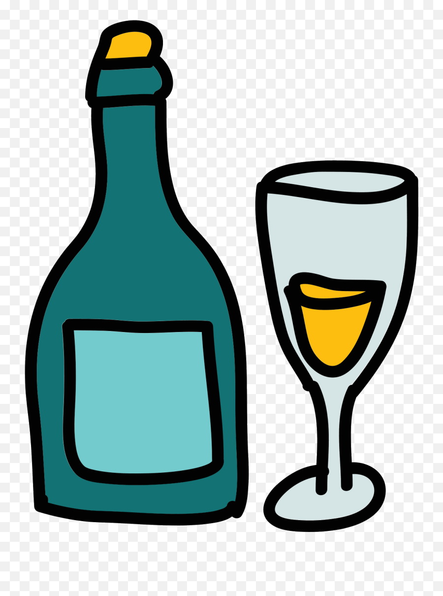 Champagne Bottle Icon - Alcool Bottiglia Alcool Disegno Emoji,Champagne Bottle Emoji