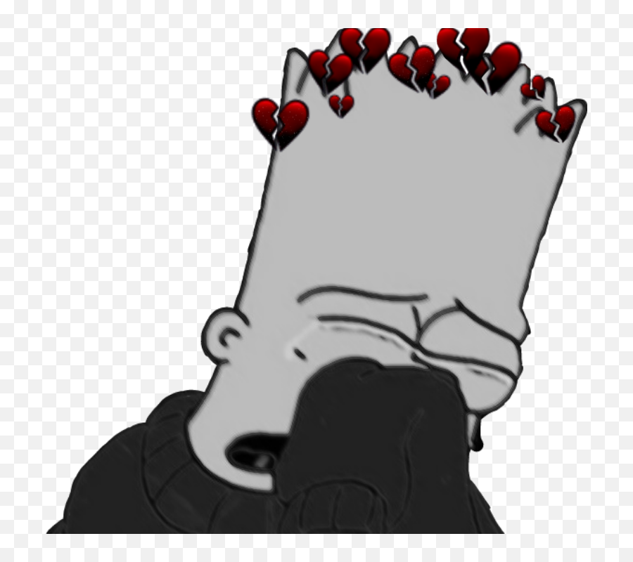 Sad Triste Simpsons Lossimpsons Sticker By Érika - Sad Simpsons Triste Emoji,Simpsons Emoji
