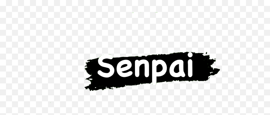 Senpai Senpaitext Sticker By Lilith - Dot Emoji,Senpai Emoji