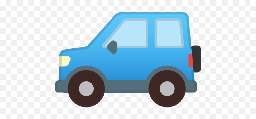 Sport Utility Emoji - Car,Utilitiesd Emoticon