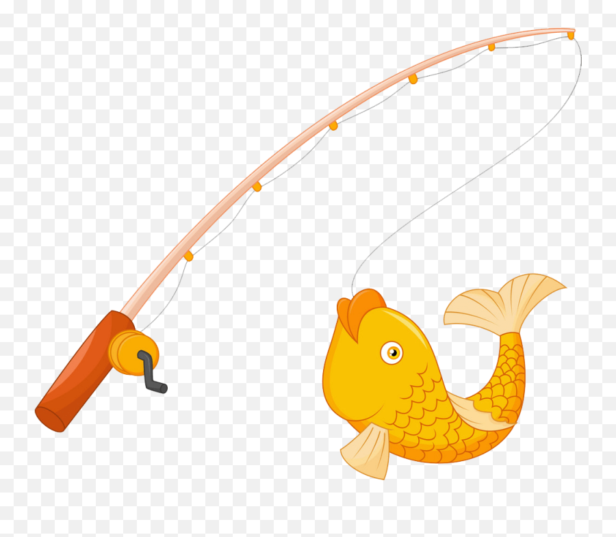 Fishing Pole With Hook And Fish Png - Fishing Pole With A Fish Emoji,Fishing Rod With Fish Emoji
