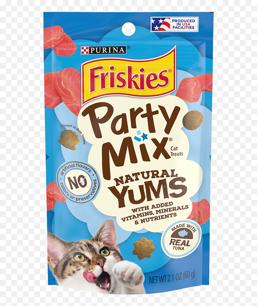 Friskies Party Mix Natural Yums With Real Tuna Cat Treats Emoji,New Emojis That The Fas Are Cats