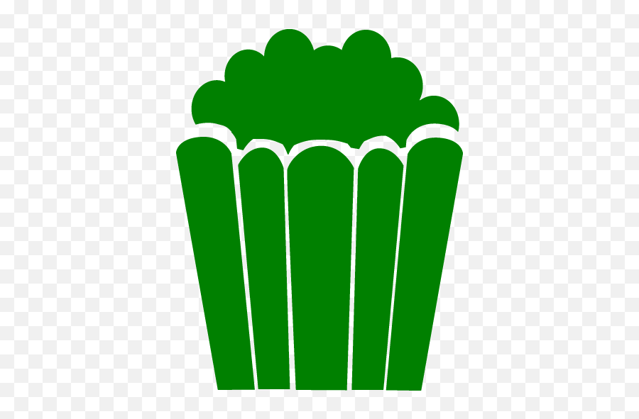 Green Popcorn Icon - Free Green Food Icons Emoji,Emoticon Movie Popcorn