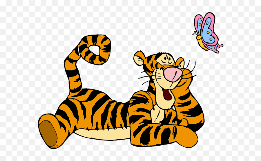 Winnie The Pooh Tigger Thinking - Clip Art Library Emoji,Tigger Emoticons