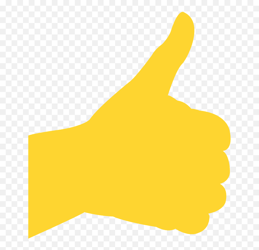 Thumbs Up Silhouette - Free Vector Silhouettes Creazilla Emoji,Thumb Up Emojii Printable