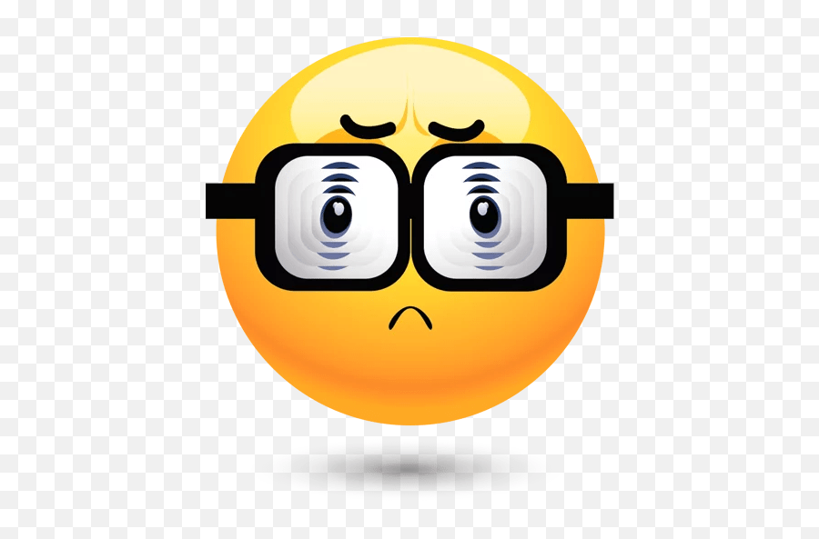 Emoticons Stickers - Live Wa Stickers Emoji,Emoticons With Eyeglasses