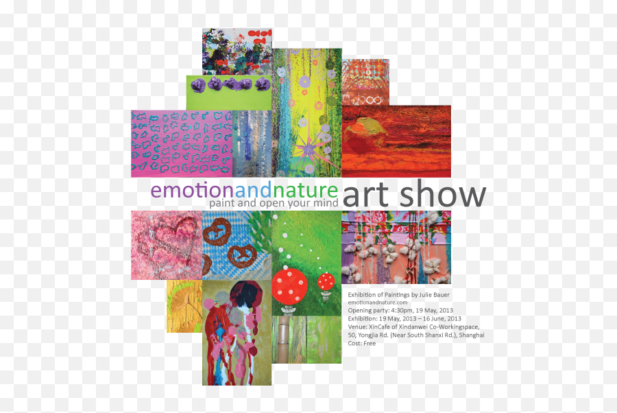 2013 - 0519 Art Show In Xincafe Emotionandnature Paint Decorative Emoji,Paintings That Show Emotion