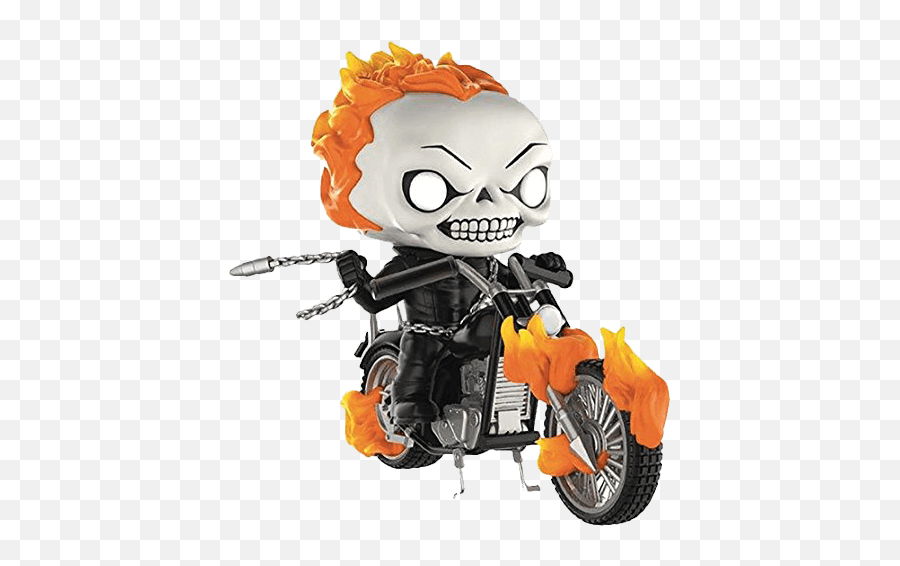 Download Hd Classic Ghost Rider - Funko Ghost Rider Ghost Ghost Rider Funko Pop Emoji,Funko Emoji