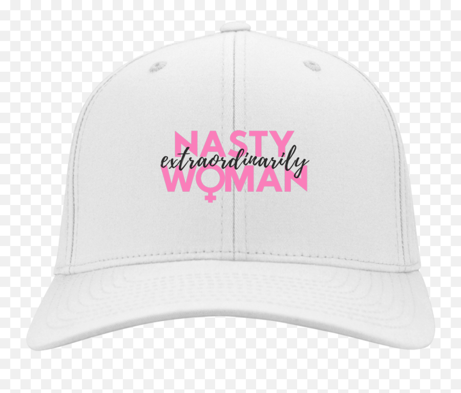Extraordinarily Nasty Woman Flex Fit Twill Baseball Hat - For Baseball Emoji,Nasty Woman Emoji
