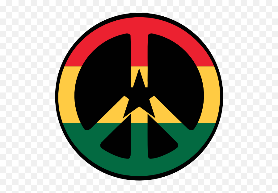 Ghana Flag - Peaceful Election In Ghana Png Download Logo Peace And Love Rastafari Emoji,Peaceful Emoji