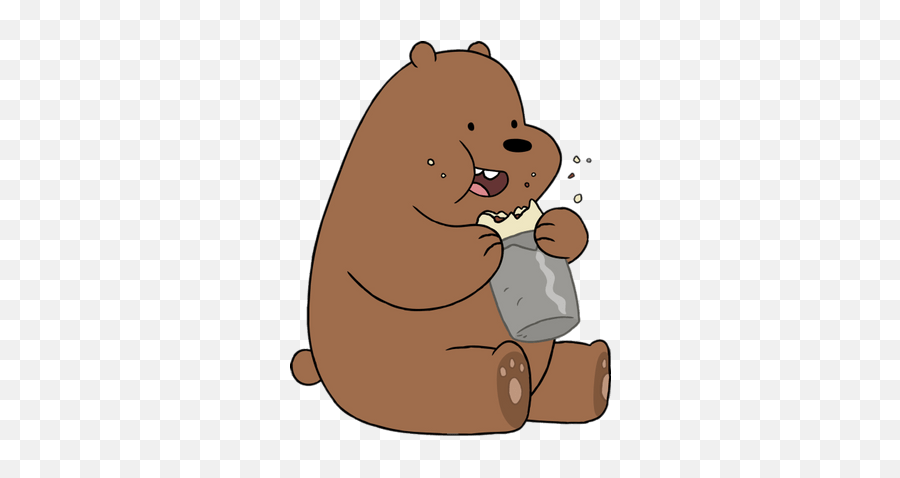 Webarebears Grizzlybear Griz Sticker By Onna Editz - Redbubble Stickers We Bare Bears Emoji,We Bare Bears Emoji