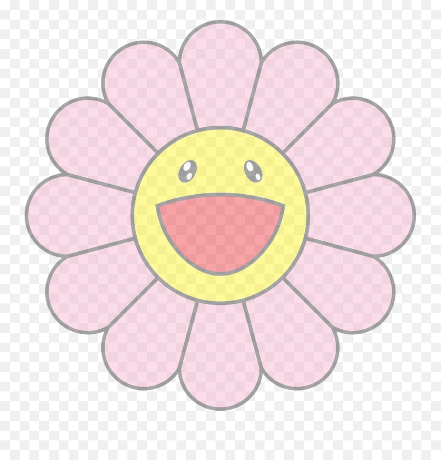 Takashi Murakami In - Takashi Murakami Flower Pink Emoji,Japanese Flower Emoticon