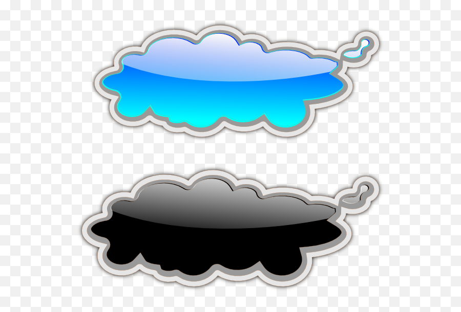 Thinking Cloud Png Download - Thinking Cloud Emoji Icon Ám Mây Màu En,Emoji Pensativo