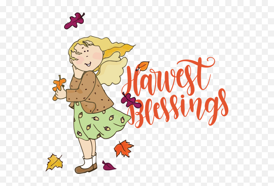 Thanksgiving Harvest Autumn Drawing For - Angel Emoji,Thanksgiving Emoticon