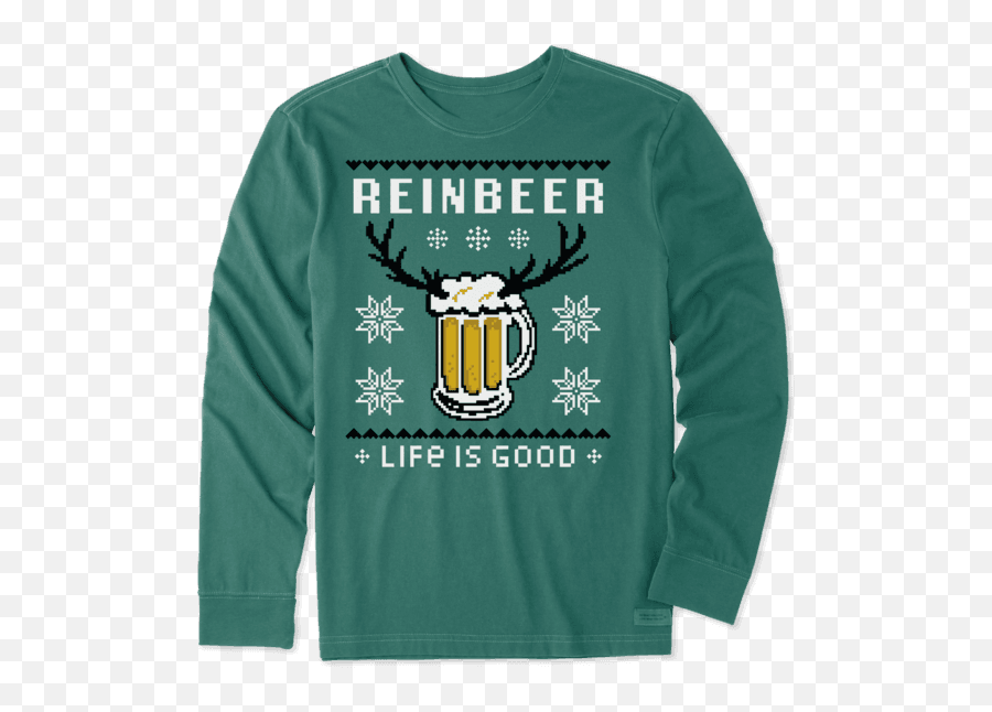 Sale Mens Ugly Sweater Reinbeer Long - Christmas Long Sleeved Shirt Men Emoji,100 Emoji Sweatshirts