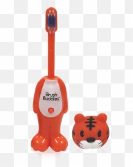 Poppinu0027 Toothy Toby Tiger Toothbrush U2013 Brush Buddies - Soft Emoji,Tiger Emoji