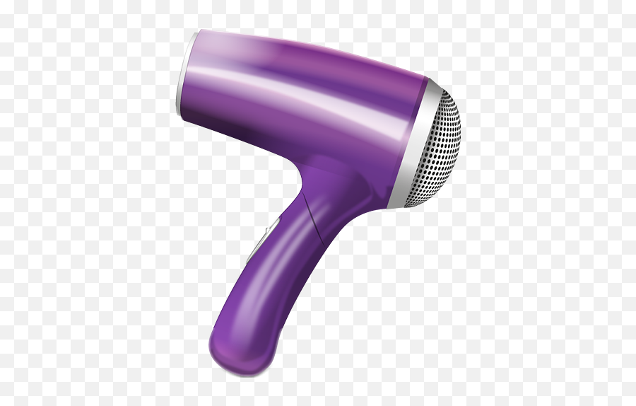 Hairdryer Blowdryer Sticker - Purple Hair Dryer Vector Emoji,Hairdryer Emoji