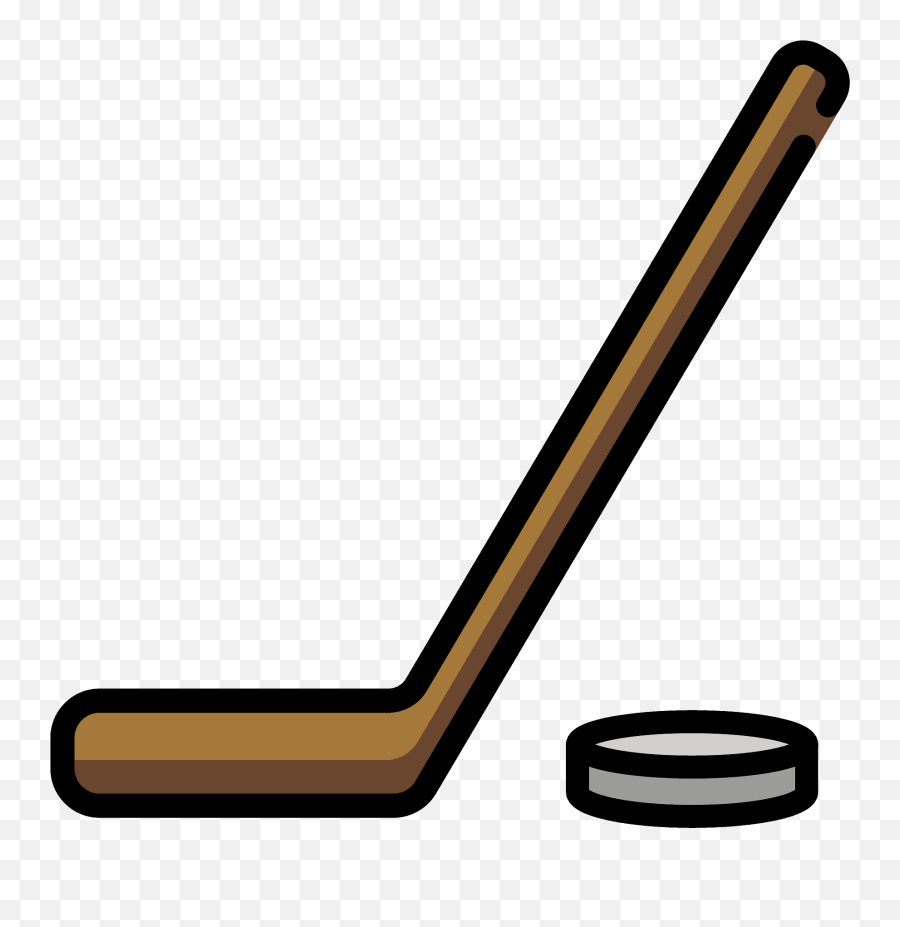 Ice Hockey Emoji Clipart Free Download Transparent Png - Hockey Stick,Lacrosse Emoji Android