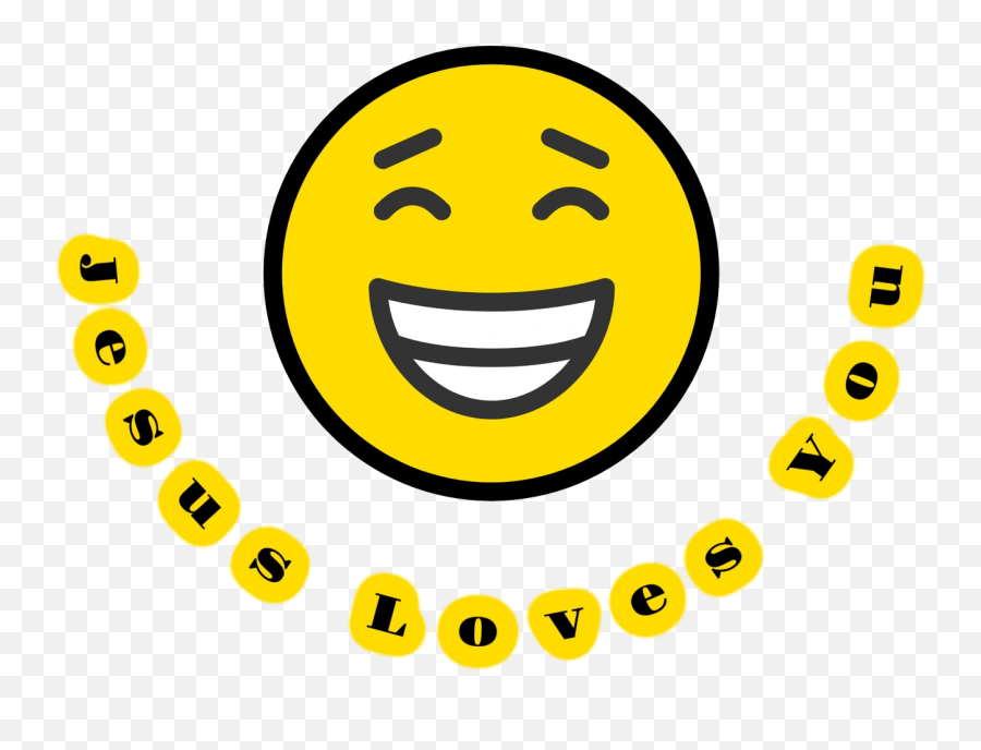 Jesus Loves You - Happy Emoji,Knowing Face Emoticon