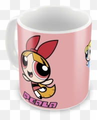 Caneca Personalizada Meninas Super - Powerpuff Girls Blossom Emoji,Emoji Florzinha