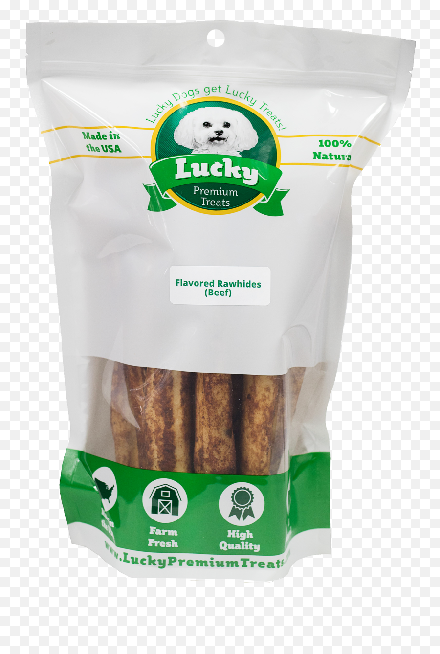 Pet Supplies 1 Pack Masters Best Friend Beef Basted Rawhide - Lucky Dog Treats Emoji,Chips Flavored Like Emotions