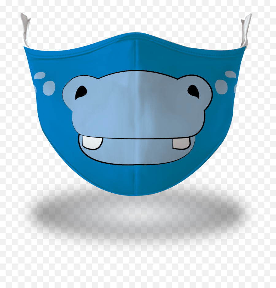 Hippo Reusable Face Mask - Happy Emoji,Cute Japanese Emojis Dust Mask