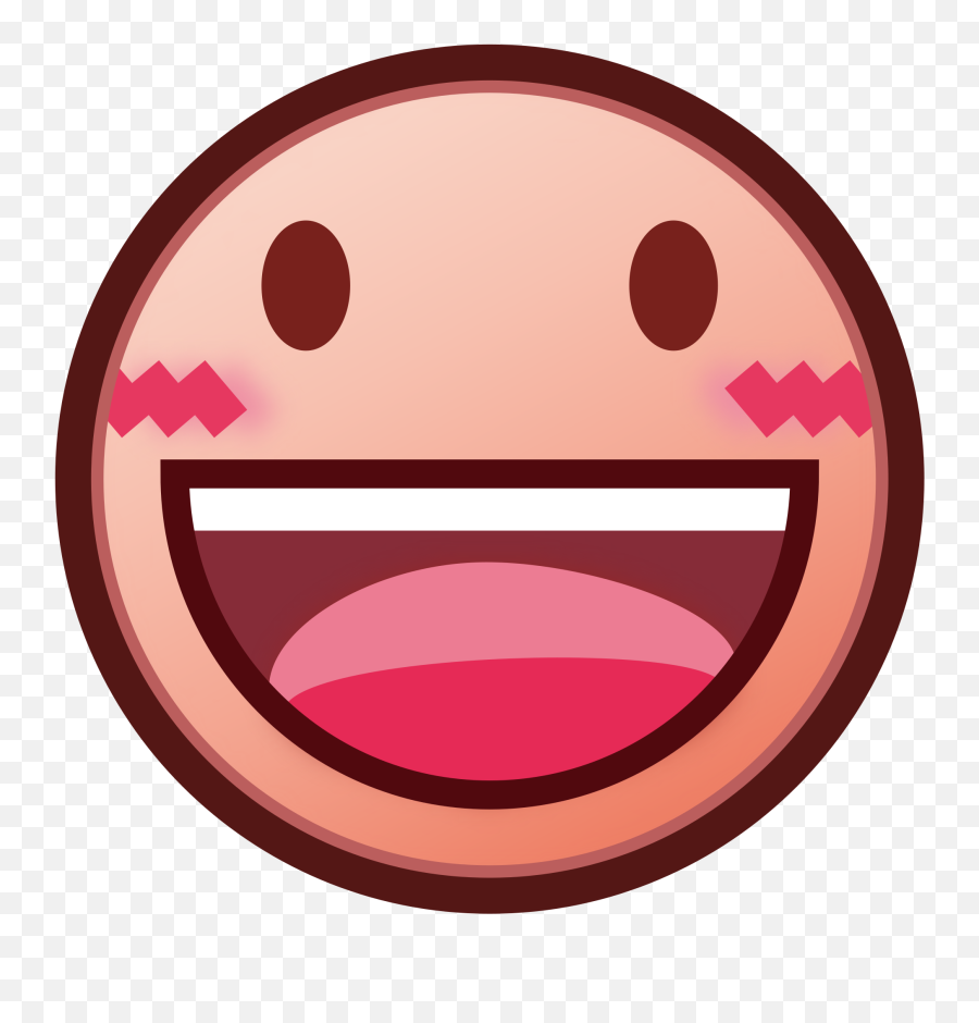 Filephantom Open Emoji 1f603svg - Wikimedia Commons Brown Cowboy Emoji,Pink Smiley Emoticon
