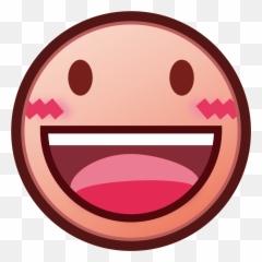 Filephantom Open Emoji 1f603svg - Wikimedia Commons Brown Cowboy Emoji,Pink Smiley Emoticon