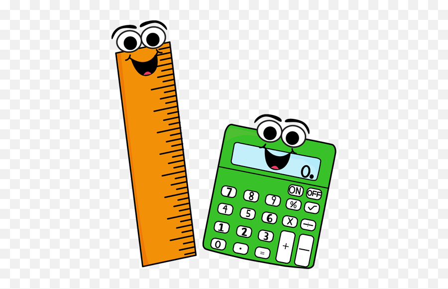 Calculator And Ruler Clipart - Clip Art Library Cute Ruler Clipart Emoji,Drat Emoticon