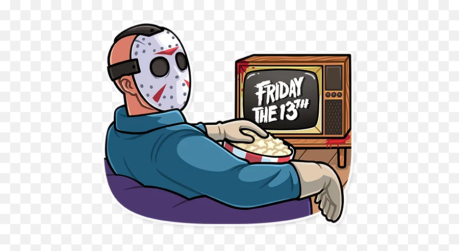 Telegram Sticker - Jason Sticker Emoji,Jason Friday The 13th Emoji