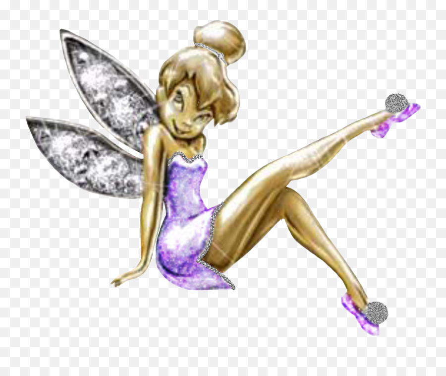 Tinkerbelle Fairy Cute Myedit Sticker Emoji,Cute Fairy Emoji